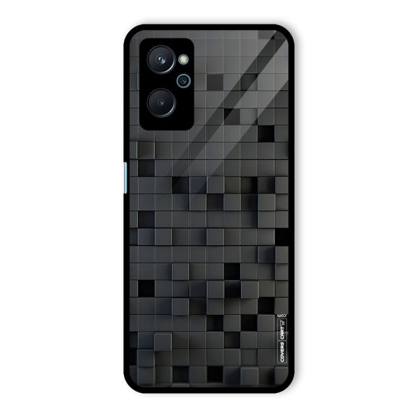 Black Bricks Glass Back Case for Realme 9i