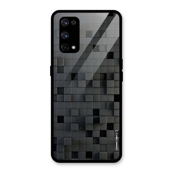 Black Bricks Glass Back Case for Realme X7 Pro