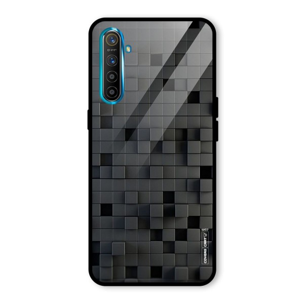 Black Bricks Glass Back Case for Realme XT