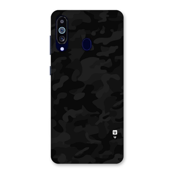 Black Camouflage Back Case for Galaxy A60