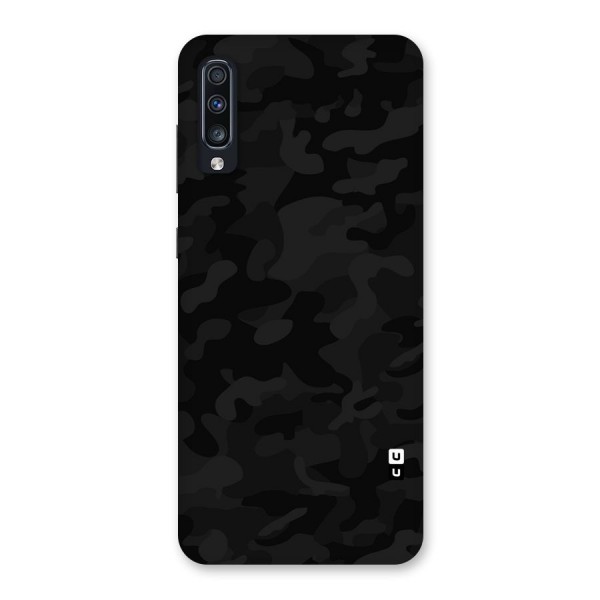 Black Camouflage Back Case for Galaxy A70s