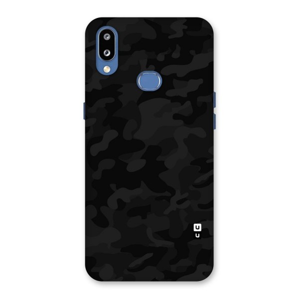 Black Camouflage Back Case for Galaxy M01s