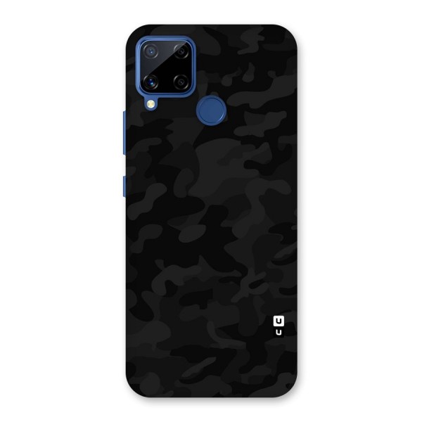 Black Camouflage Back Case for Realme C12