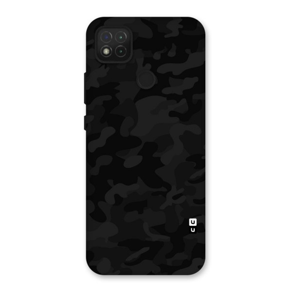 Black Camouflage Back Case for Redmi 9C