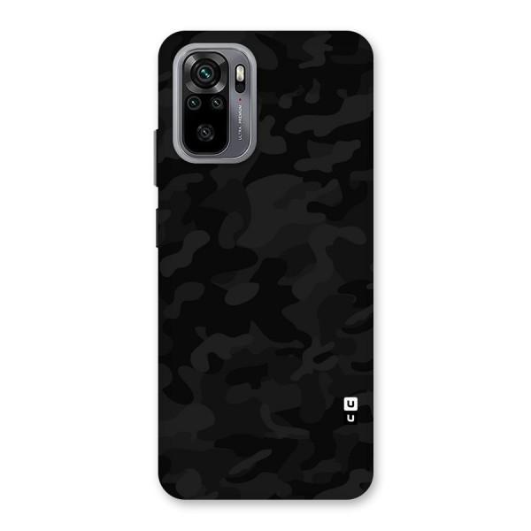 Black Camouflage Back Case for Redmi Note 10