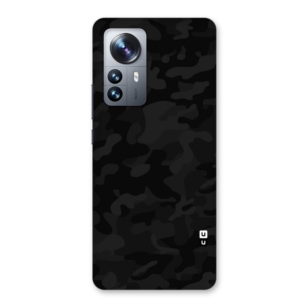 Black Camouflage Back Case for Xiaomi 12 Pro