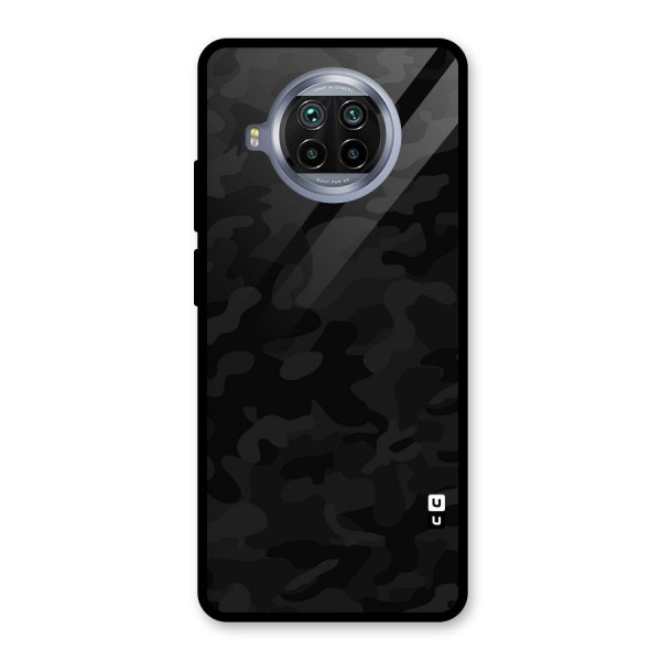 Black Camouflage Glass Back Case for Mi 10i