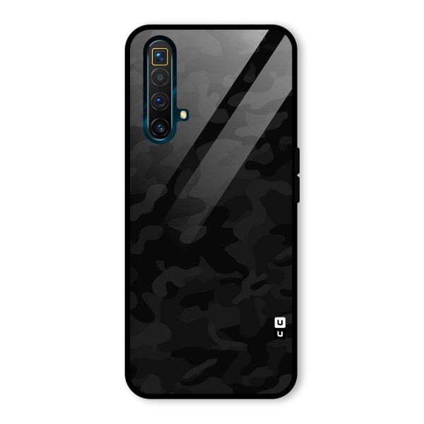 Black Camouflage Glass Back Case for Realme X3 SuperZoom