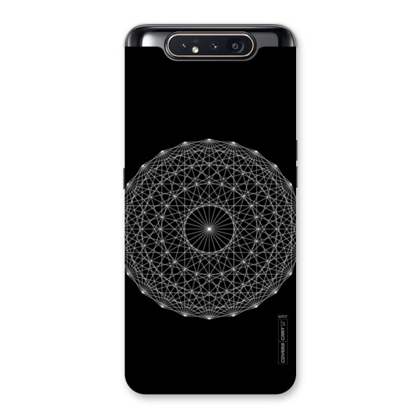 Black Clipart Back Case for Galaxy A80