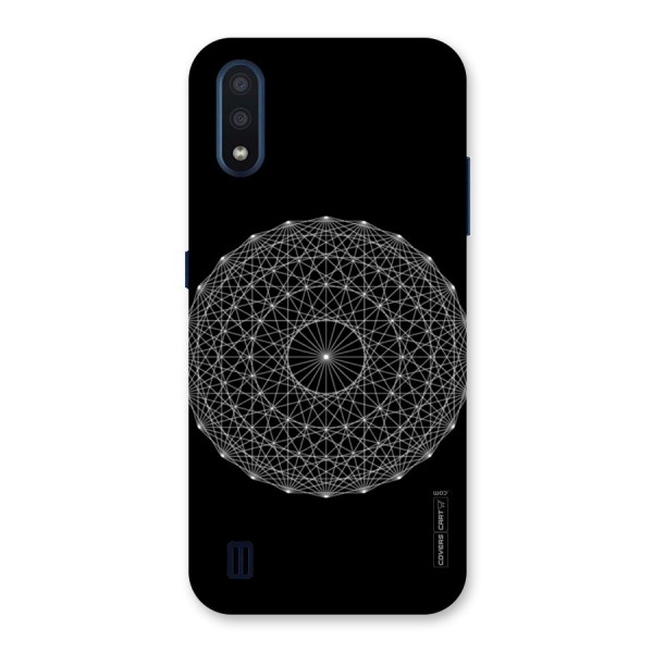 Black Clipart Back Case for Galaxy M01