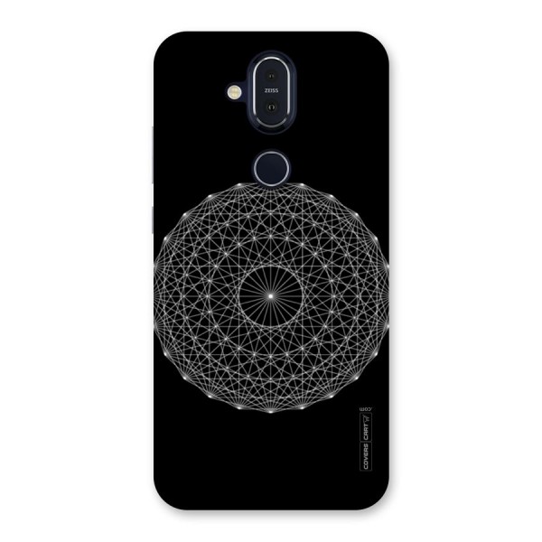 Black Clipart Back Case for Nokia 8.1