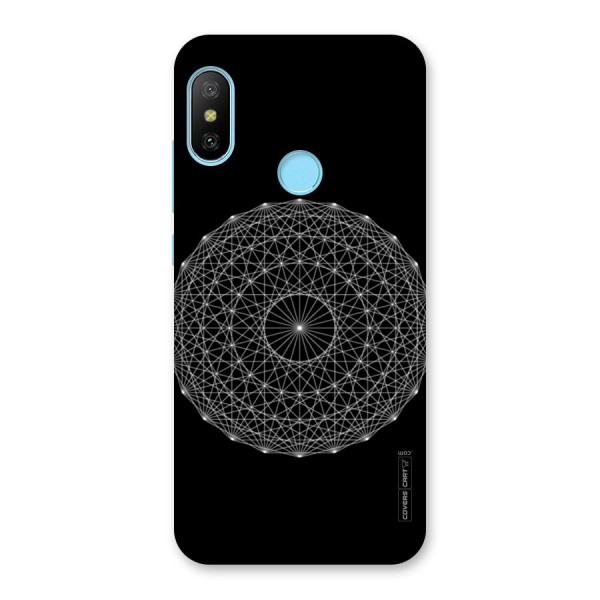 Black Clipart Back Case for Redmi 6 Pro