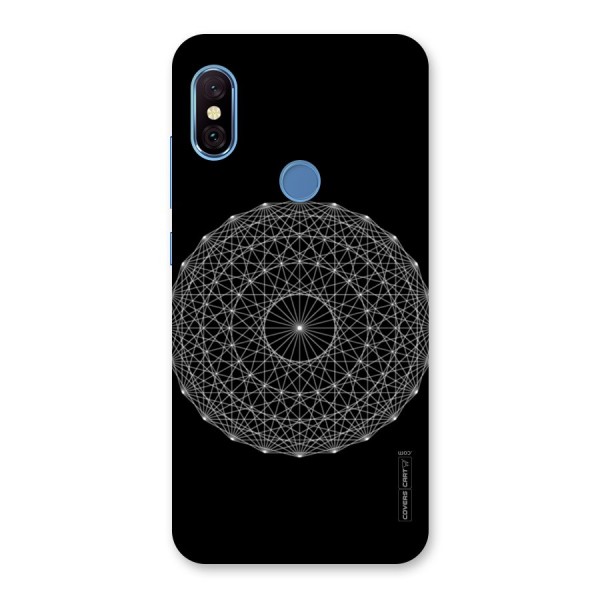 Black Clipart Back Case for Redmi Note 6 Pro