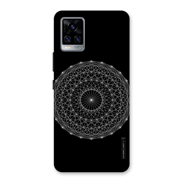 Black Clipart Back Case for Vivo V20 Pro