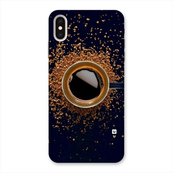 Black Coffee Back Case for iPhone XS Max