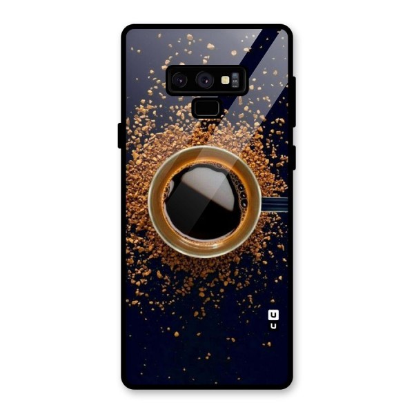 Black Coffee Glass Back Case for Galaxy Note 9