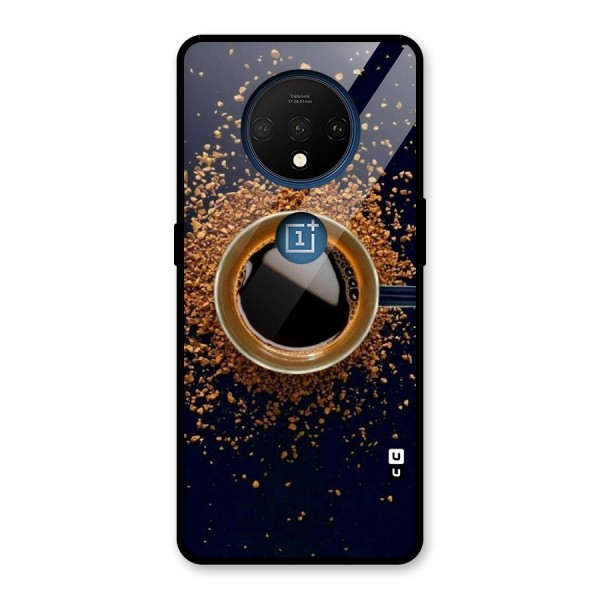 Black Coffee Glass Back Case for OnePlus 7T