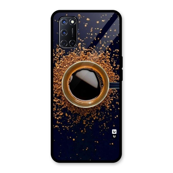 Black Coffee Glass Back Case for Oppo A52