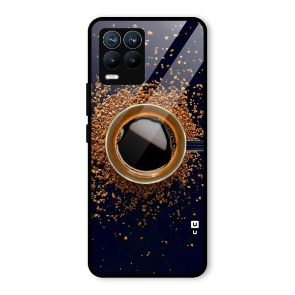 Black Coffee Glass Back Case for Realme 8 Pro