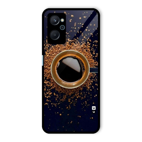 Black Coffee Glass Back Case for Realme 9i