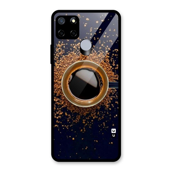 Black Coffee Glass Back Case for Realme C15