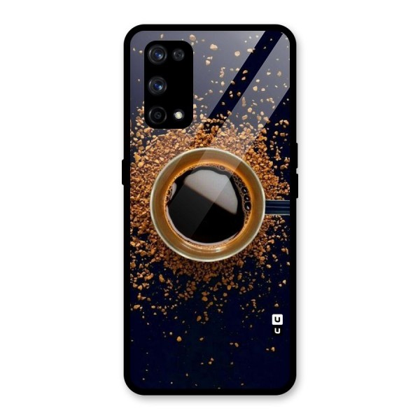 Black Coffee Glass Back Case for Realme X7 Pro