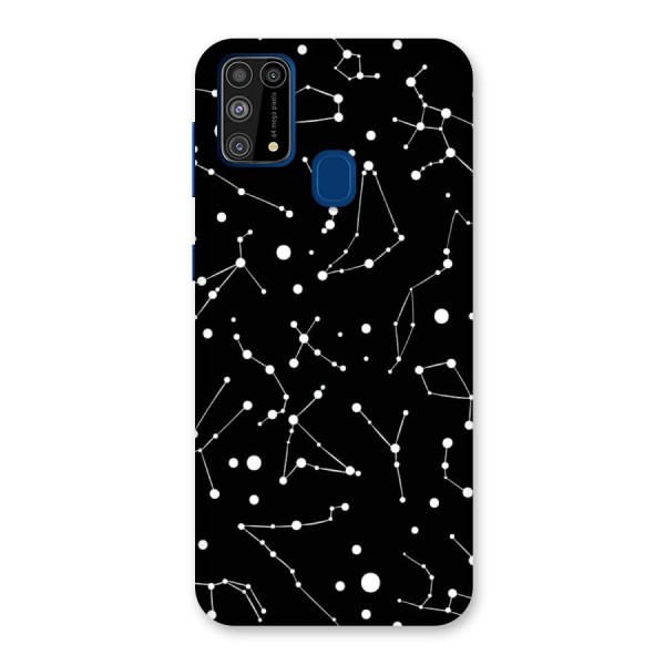 Black Constellation Pattern Back Case for Galaxy F41