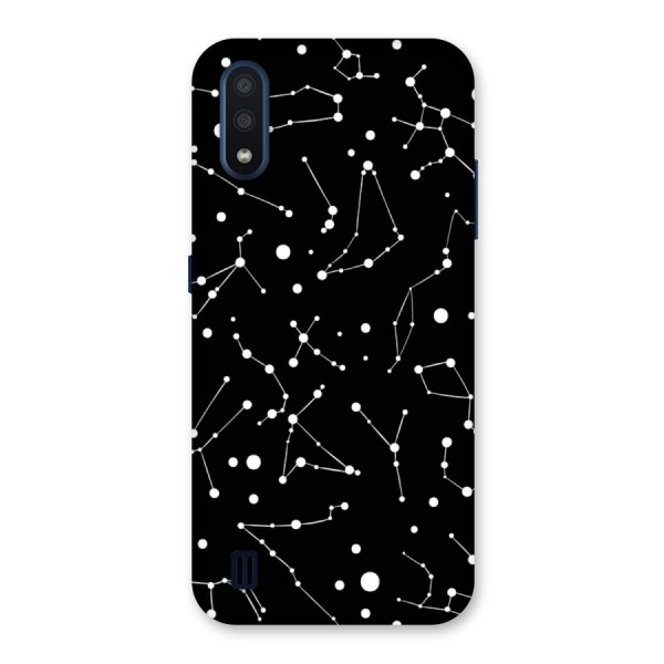 Black Constellation Pattern Back Case for Galaxy M01