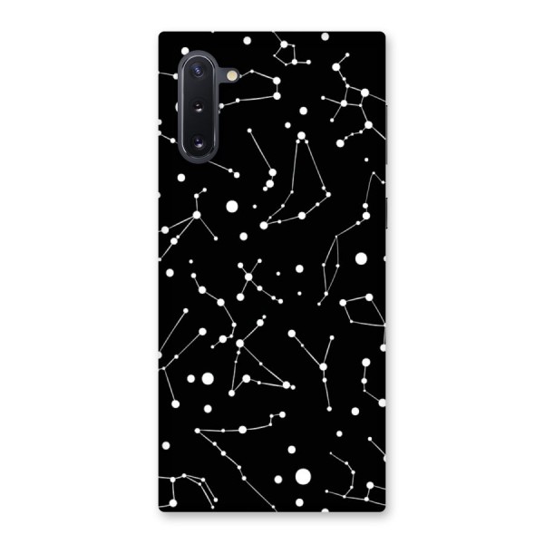 Black Constellation Pattern Back Case for Galaxy Note 10