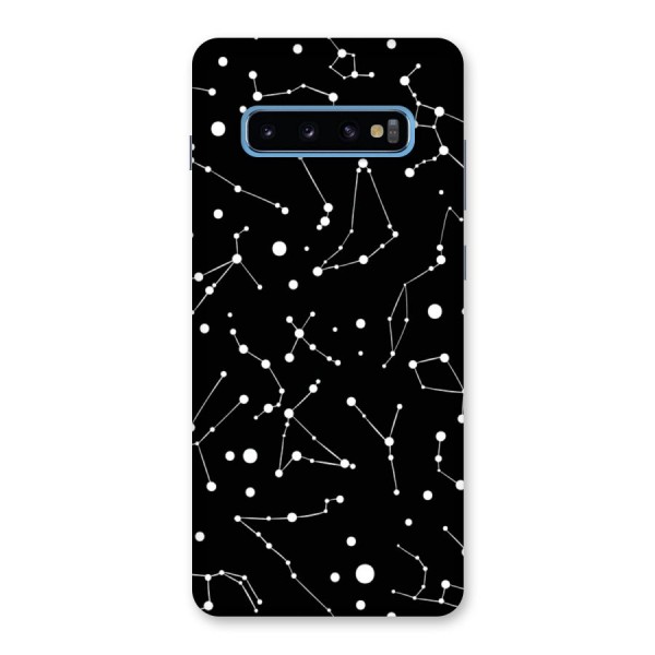 Black Constellation Pattern Back Case for Galaxy S10 Plus