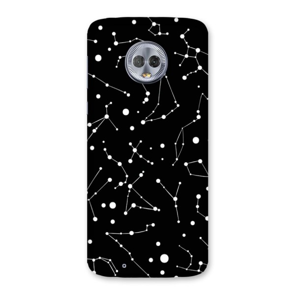 Black Constellation Pattern Back Case for Moto G6