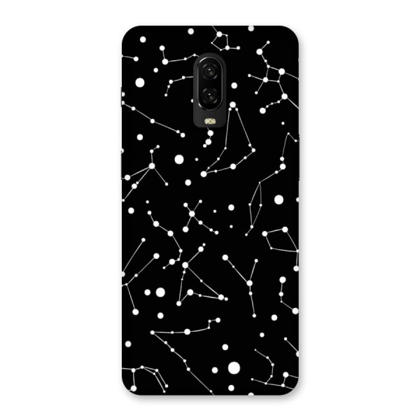 Black Constellation Pattern Back Case for OnePlus 6T