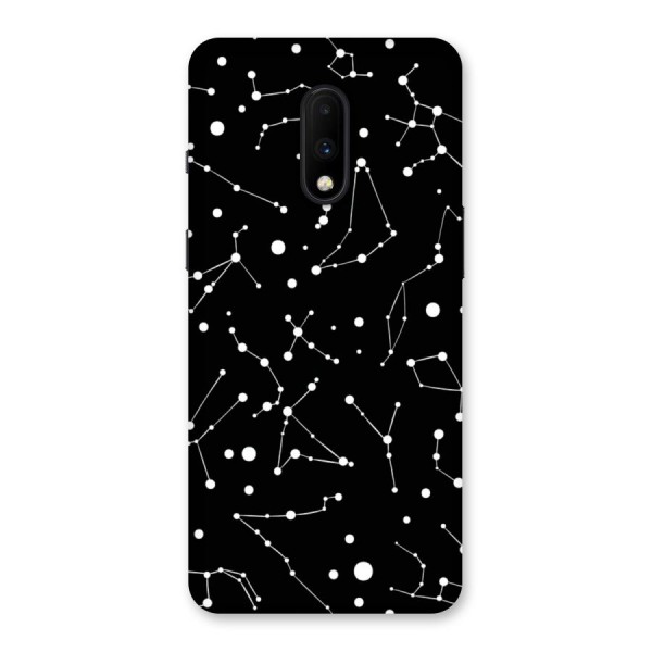 Black Constellation Pattern Back Case for OnePlus 7