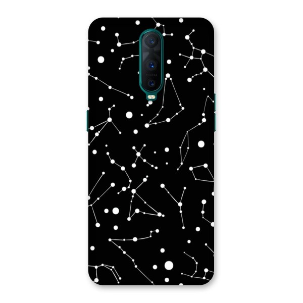 Black Constellation Pattern Back Case for Oppo R17 Pro