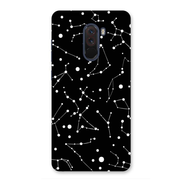 Black Constellation Pattern Back Case for Poco F1