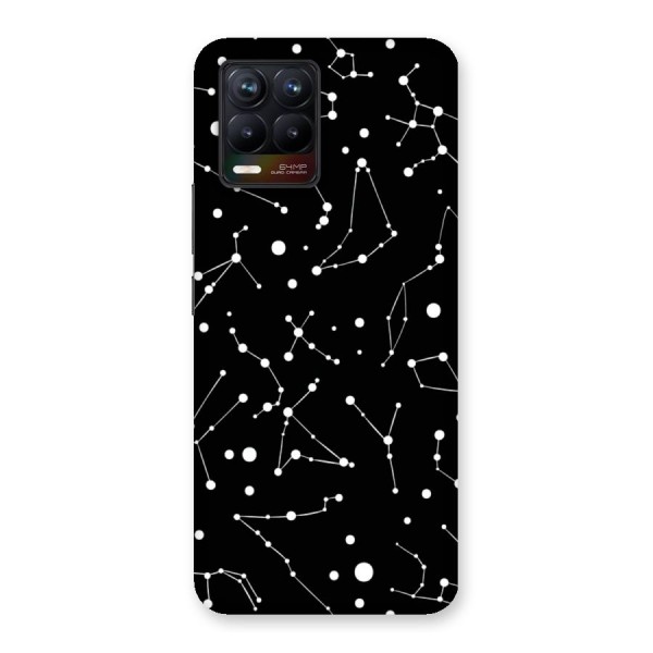 Black Constellation Pattern Back Case for Realme 8