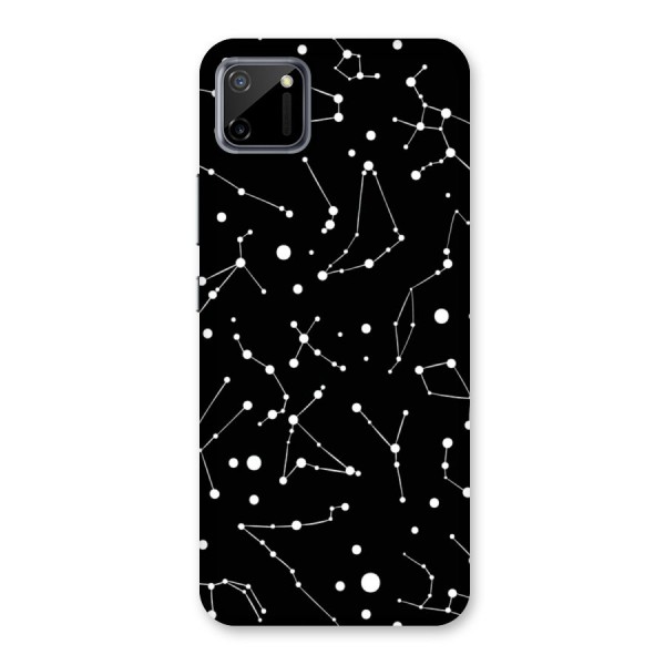 Black Constellation Pattern Back Case for Realme C11