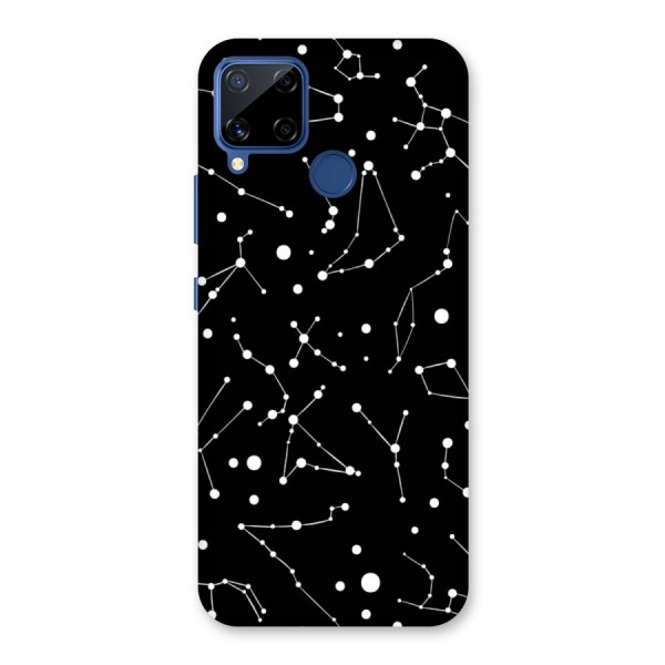 Black Constellation Pattern Back Case for Realme C12