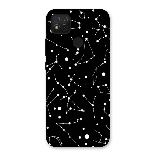 Black Constellation Pattern Back Case for Redmi 9C