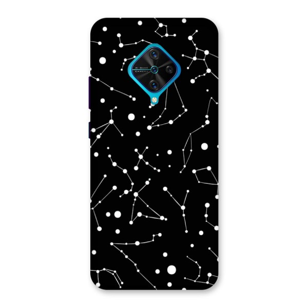 Black Constellation Pattern Back Case for Vivo S1 Pro