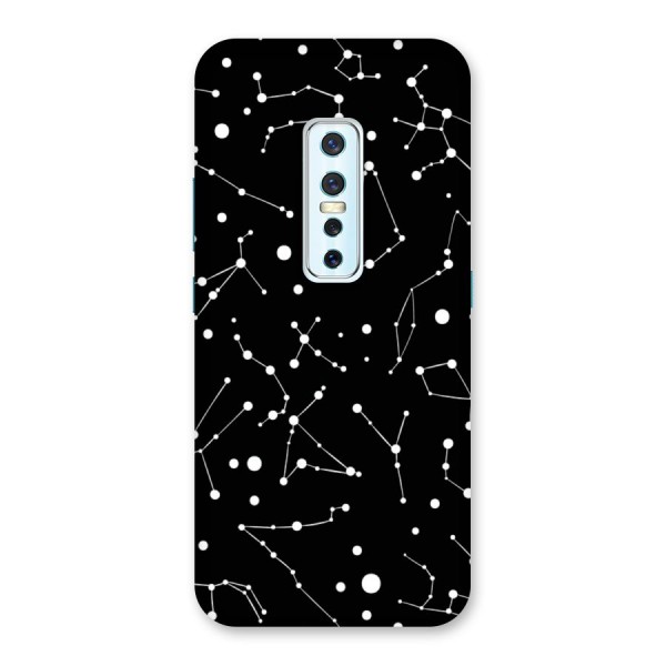 Black Constellation Pattern Back Case for Vivo V17 Pro