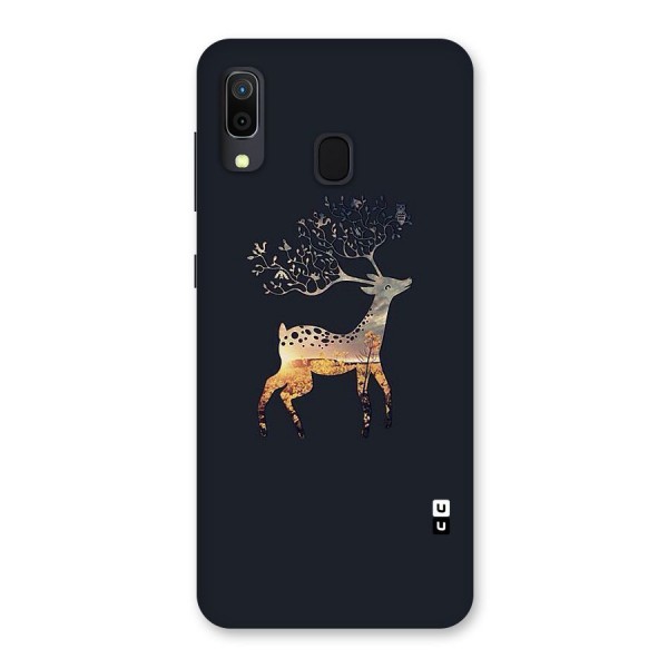 Black Deer Back Case for Galaxy A30