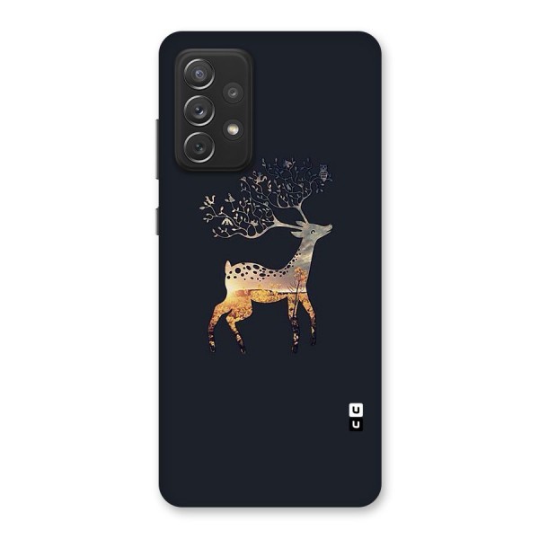 Black Deer Back Case for Galaxy A72