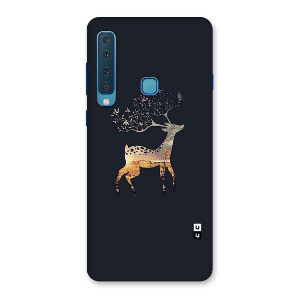 Black Deer Back Case for Galaxy A9 (2018)