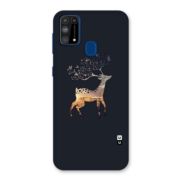 Black Deer Back Case for Galaxy F41