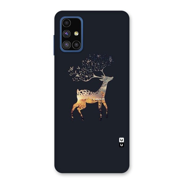 Black Deer Back Case for Galaxy M51