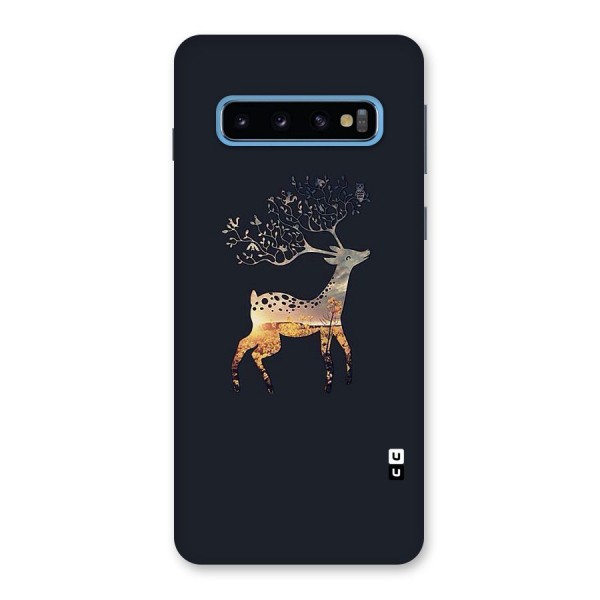 Black Deer Back Case for Galaxy S10