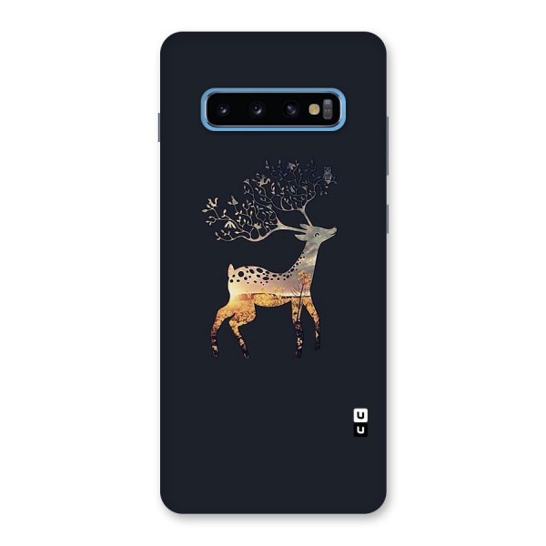 Black Deer Back Case for Galaxy S10 Plus