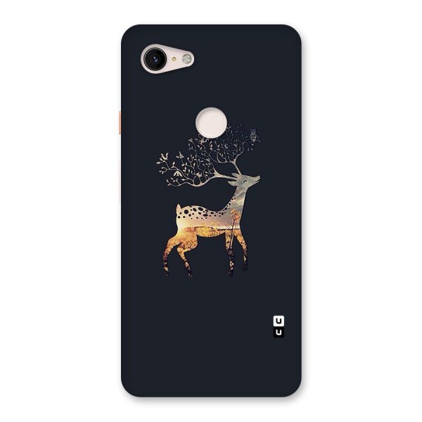 Black Deer Back Case for Google Pixel 3 XL