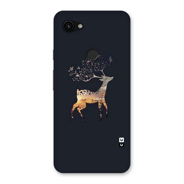 Black Deer Back Case for Google Pixel 3a XL